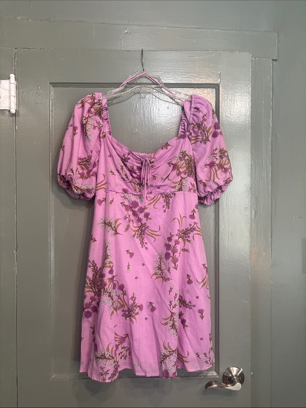 Steve Madden Lavender Floral Mini Dress